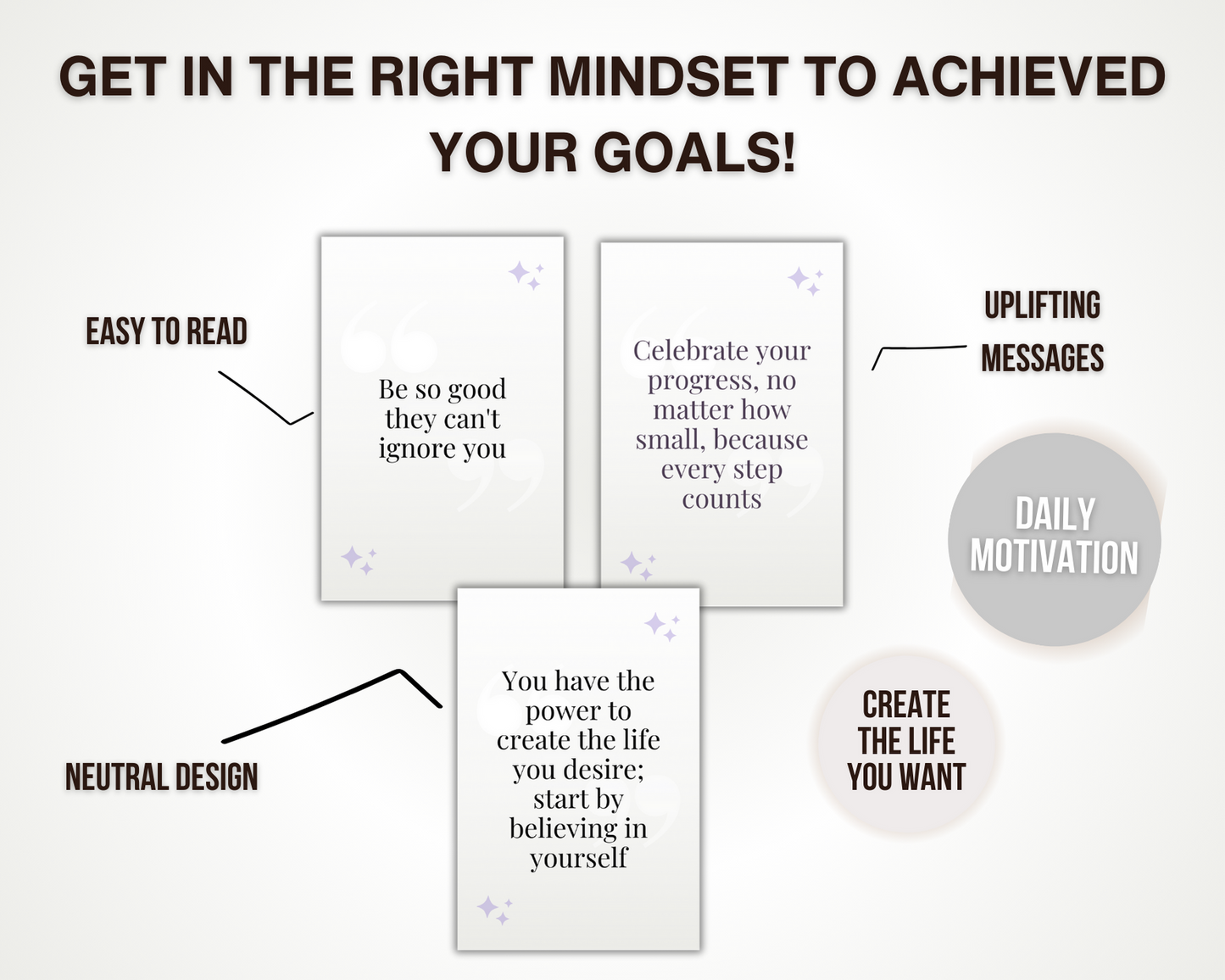 Digital Mindset Affirmation Cards