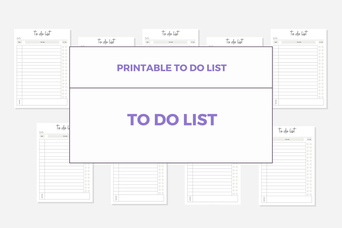 Printable To Do Lists