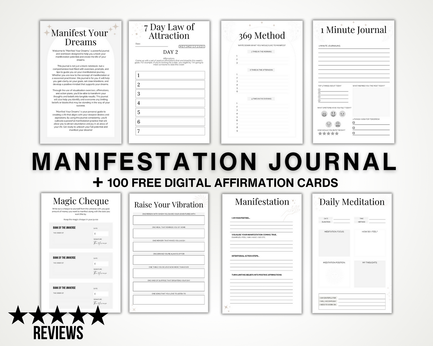 Printable Manifestation Journal