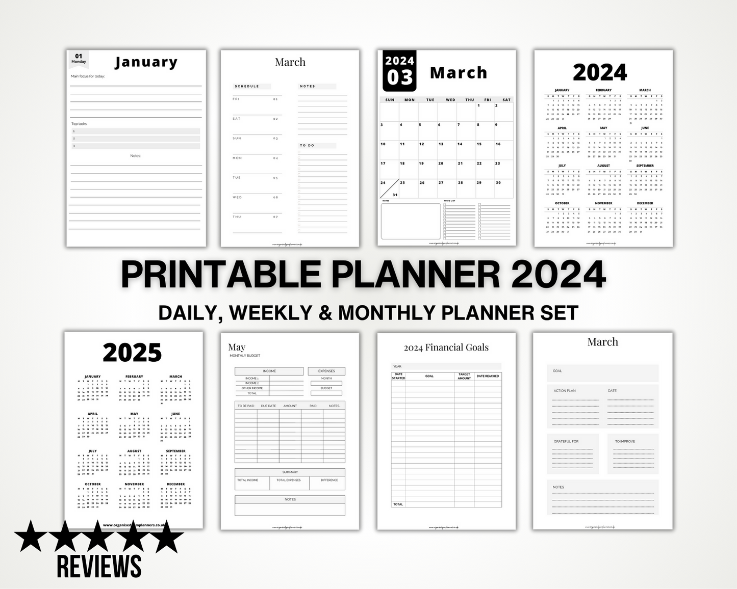 Printable Diary Planner 2024