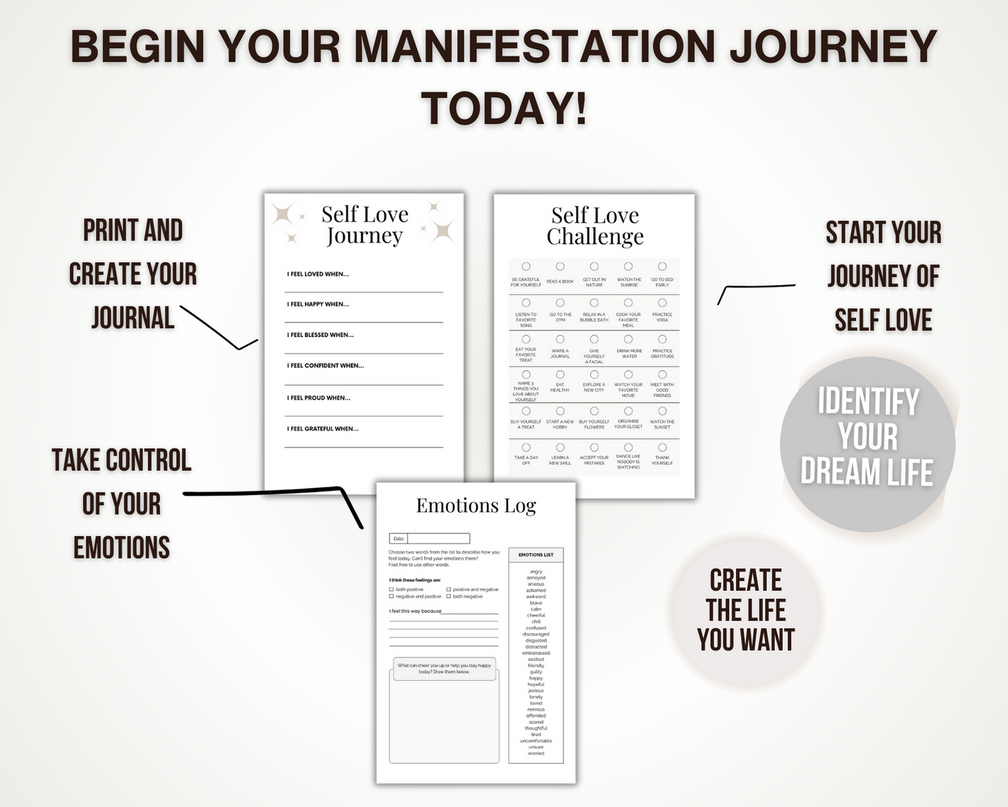 Printable Manifestation Journal