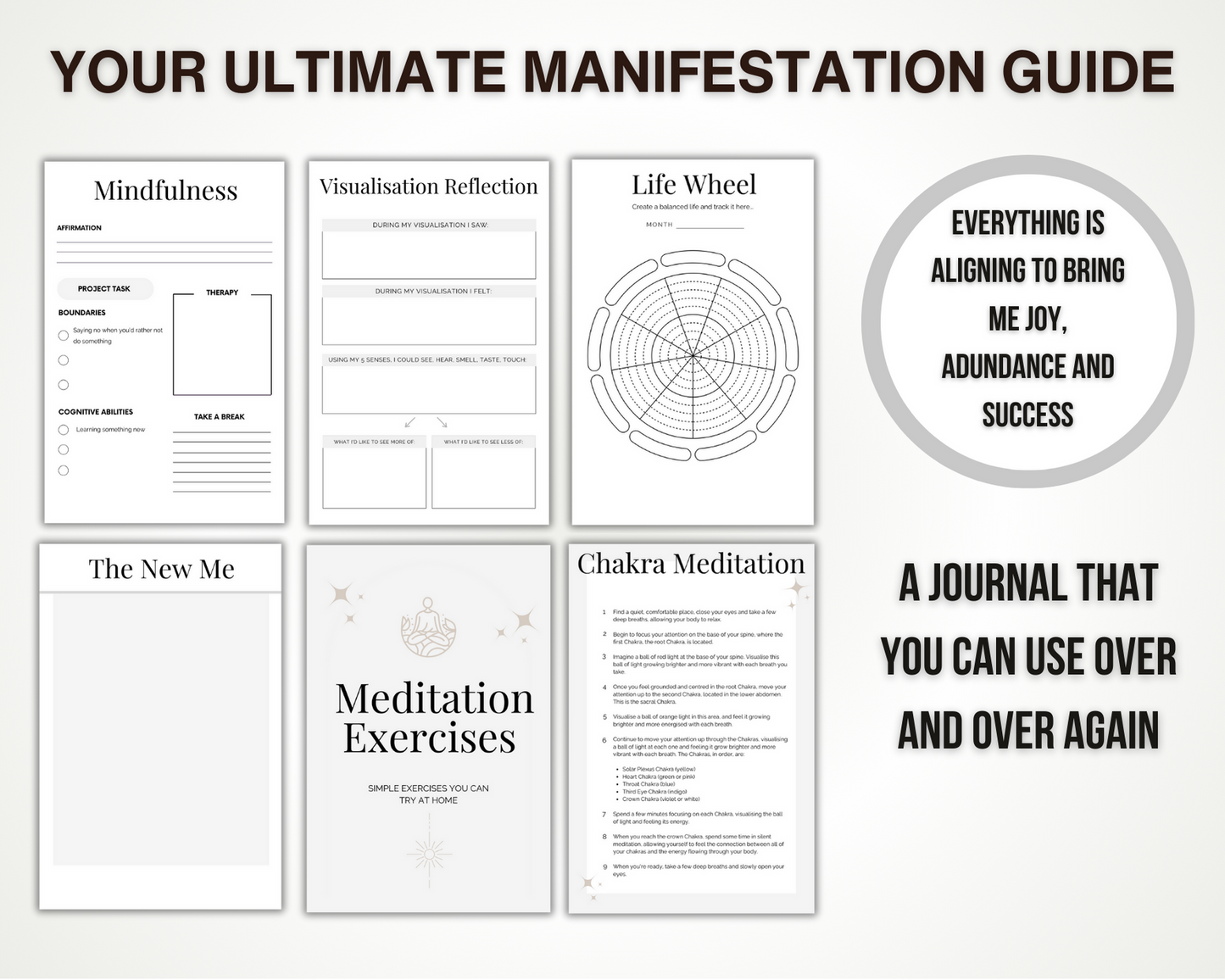 Printable Manifestation Journal